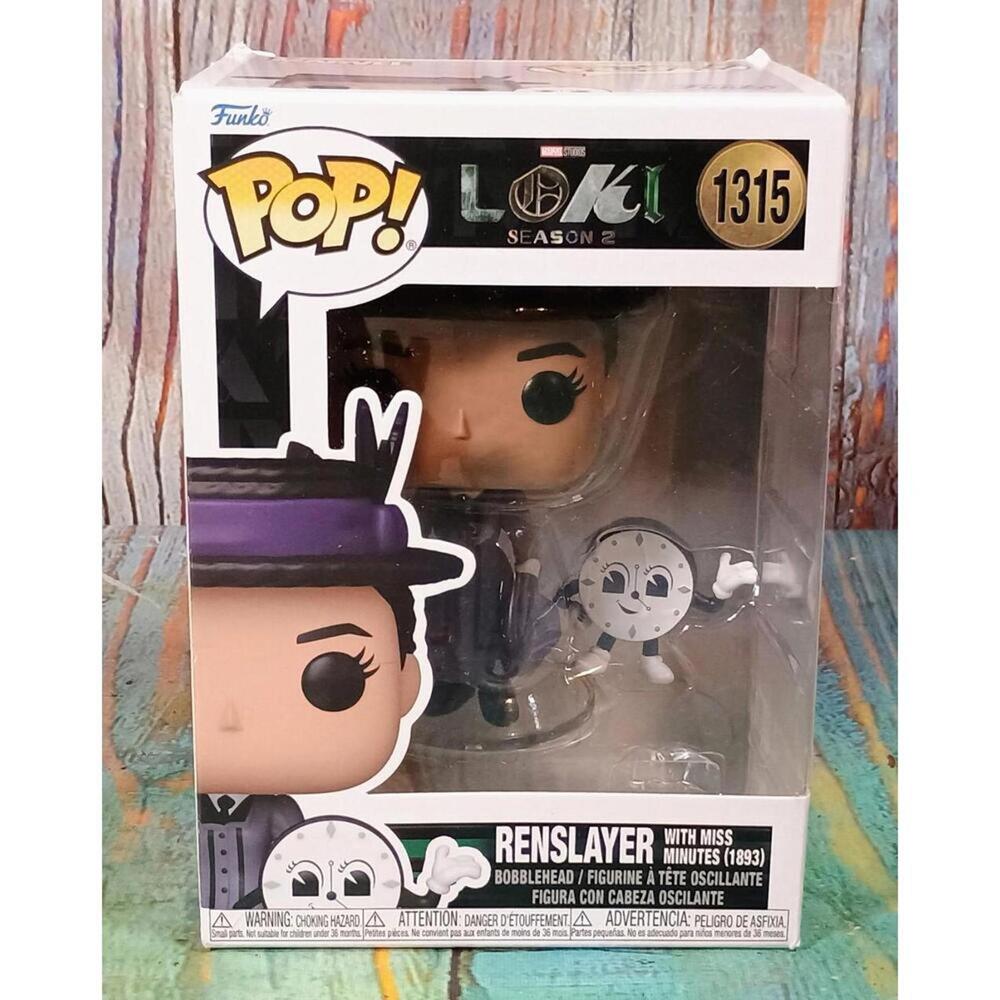 Funko Pop! Marvel Loki Season 2‎ Renslayer with Miss Minutes (1893) Bobblehead #